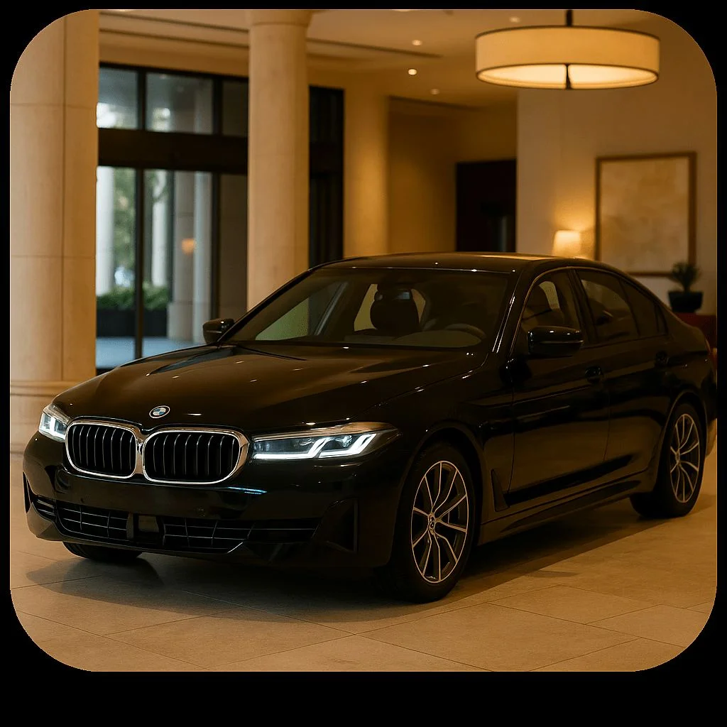 BMW 5 Series chauffeur Melbourne