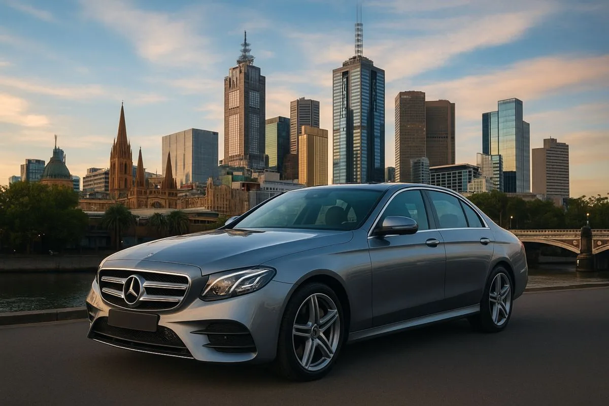 Mercedes E Class chauffeur Melbourne