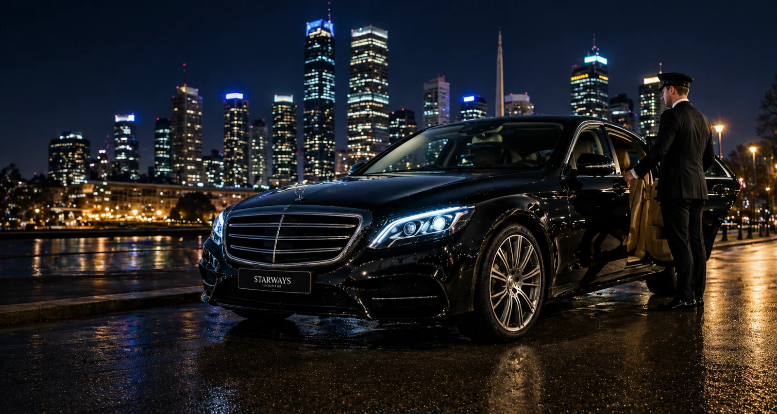 Mercedes-Benz S Class chauffeur Melbourne